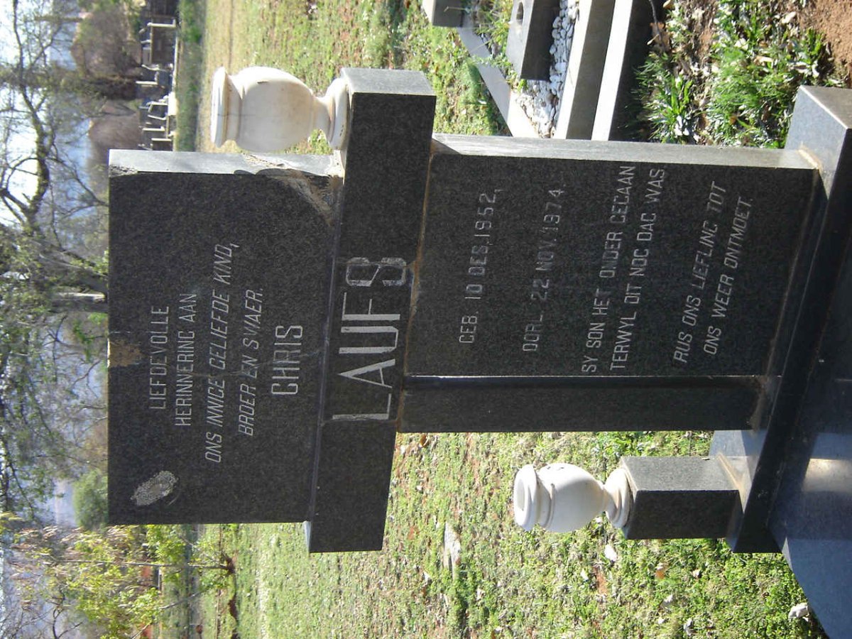 LAUFS Chris 1952-1974