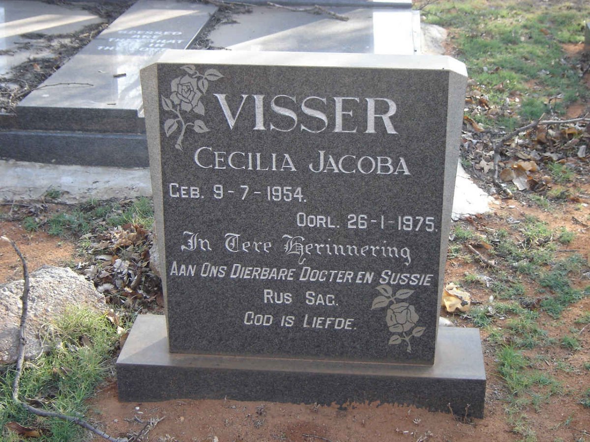 VISSER Cecilia Jacoba 1954-1975