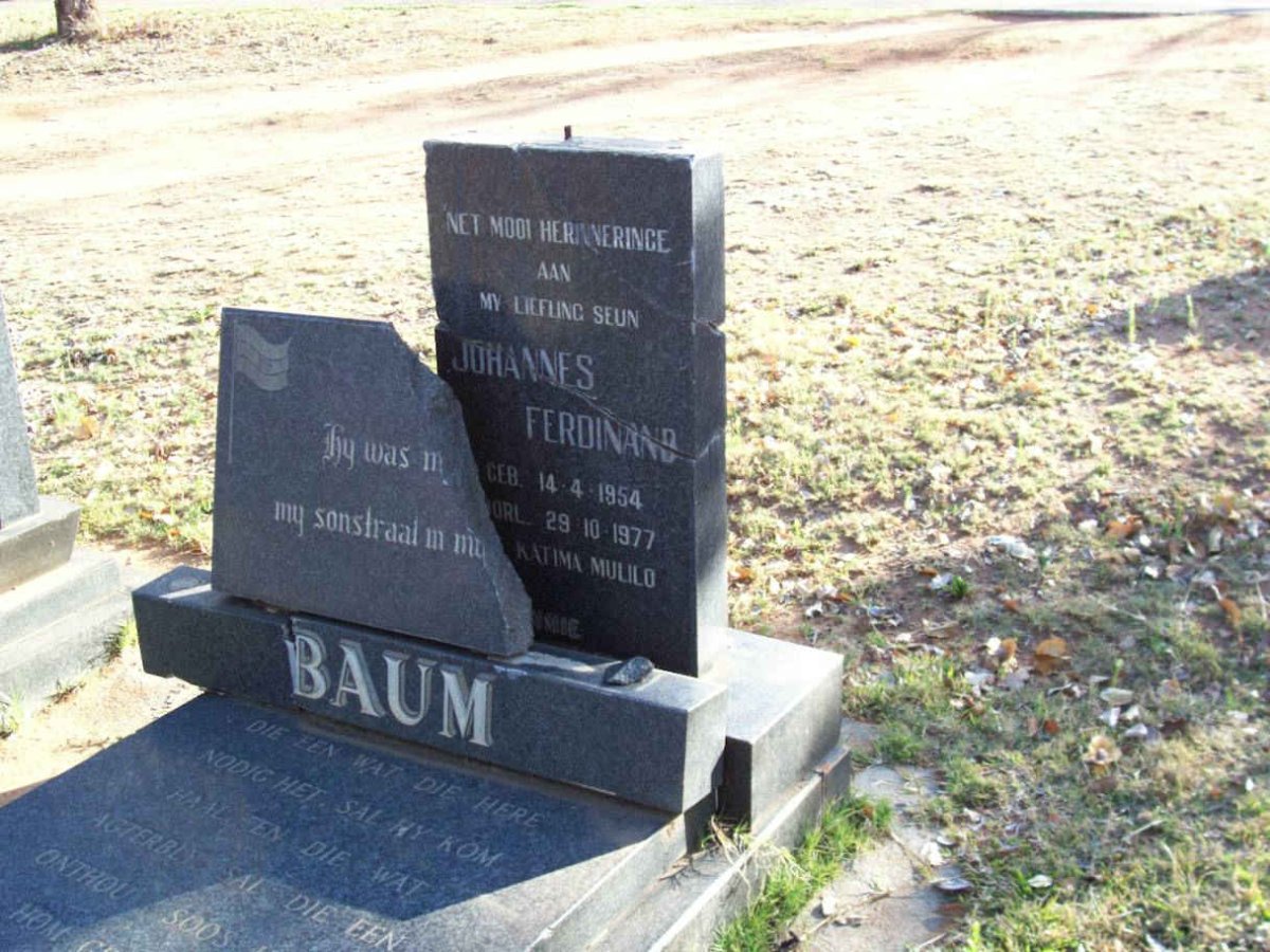 BAUM Johannes Ferdinand 1954-1977