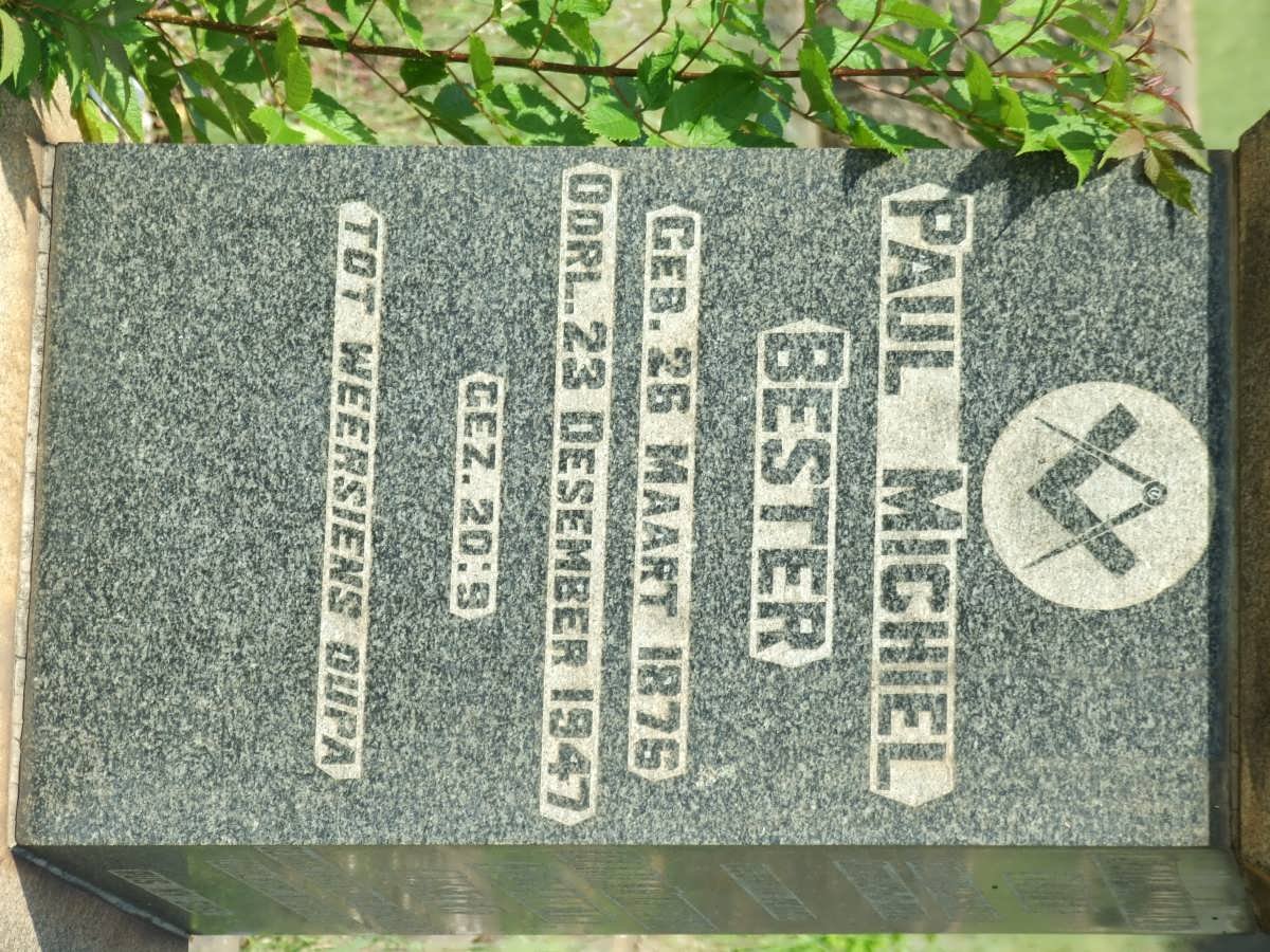 BESTER Paul Michiel 1876-1947