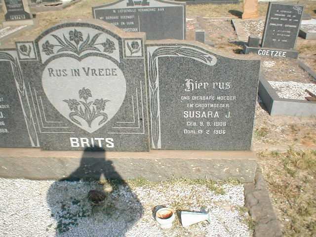 BRITS Susara J. 1906-1986