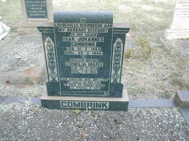 COMBRINK Isak Johannes 1864-1949 &amp; Cornelia Maria 1872-1951