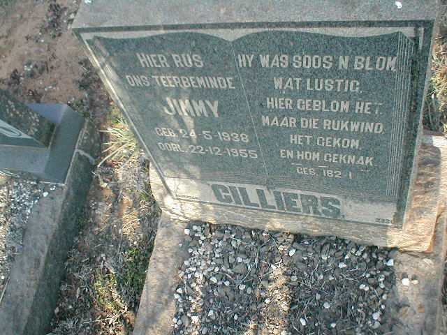 CILLIERS Jimmy 1938-1955