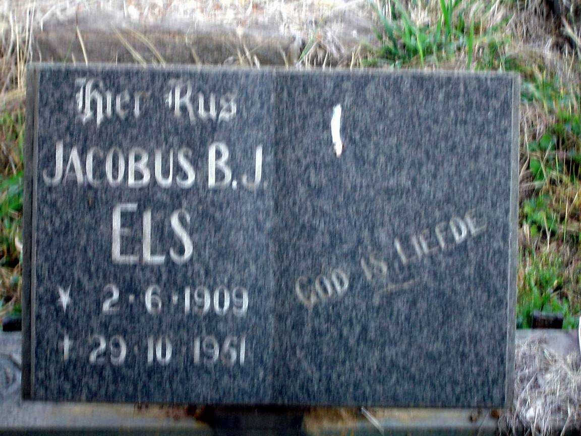 ELS Jacobus B.J. 1909-1951