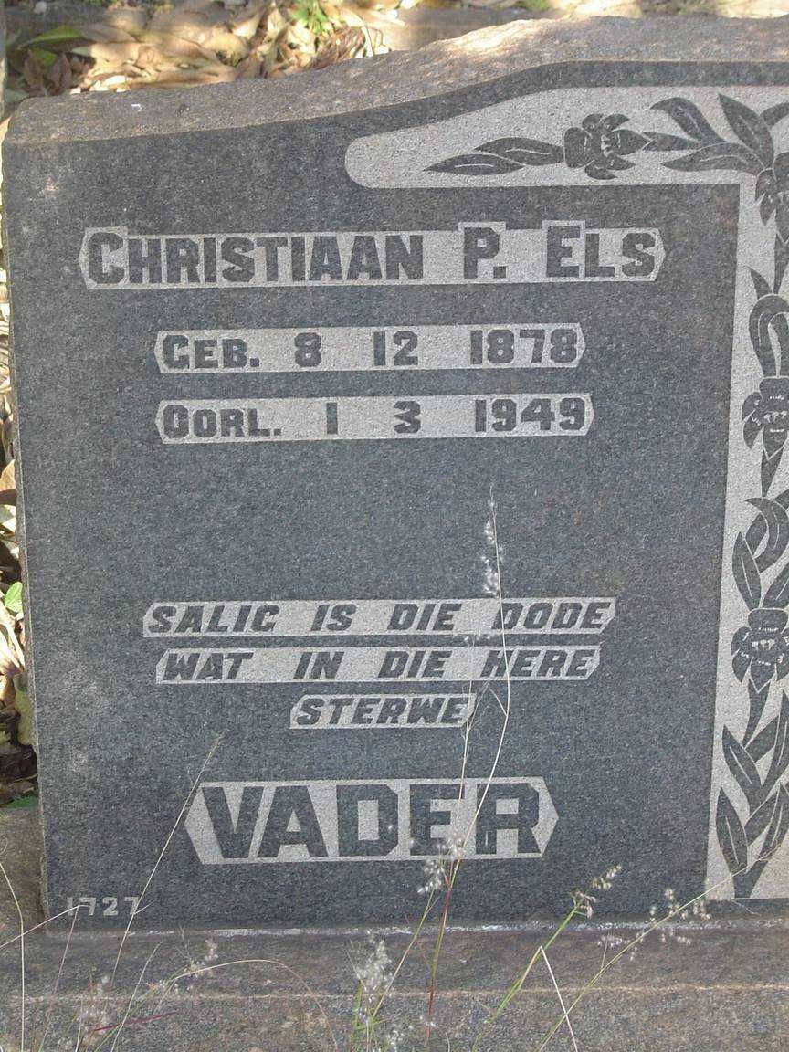 ELS Christiaan P. 1878-1949