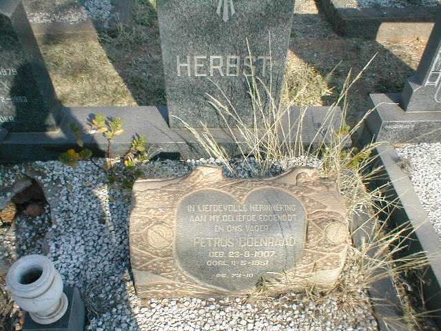 HERBST Petrus Coenraad 1907-1951