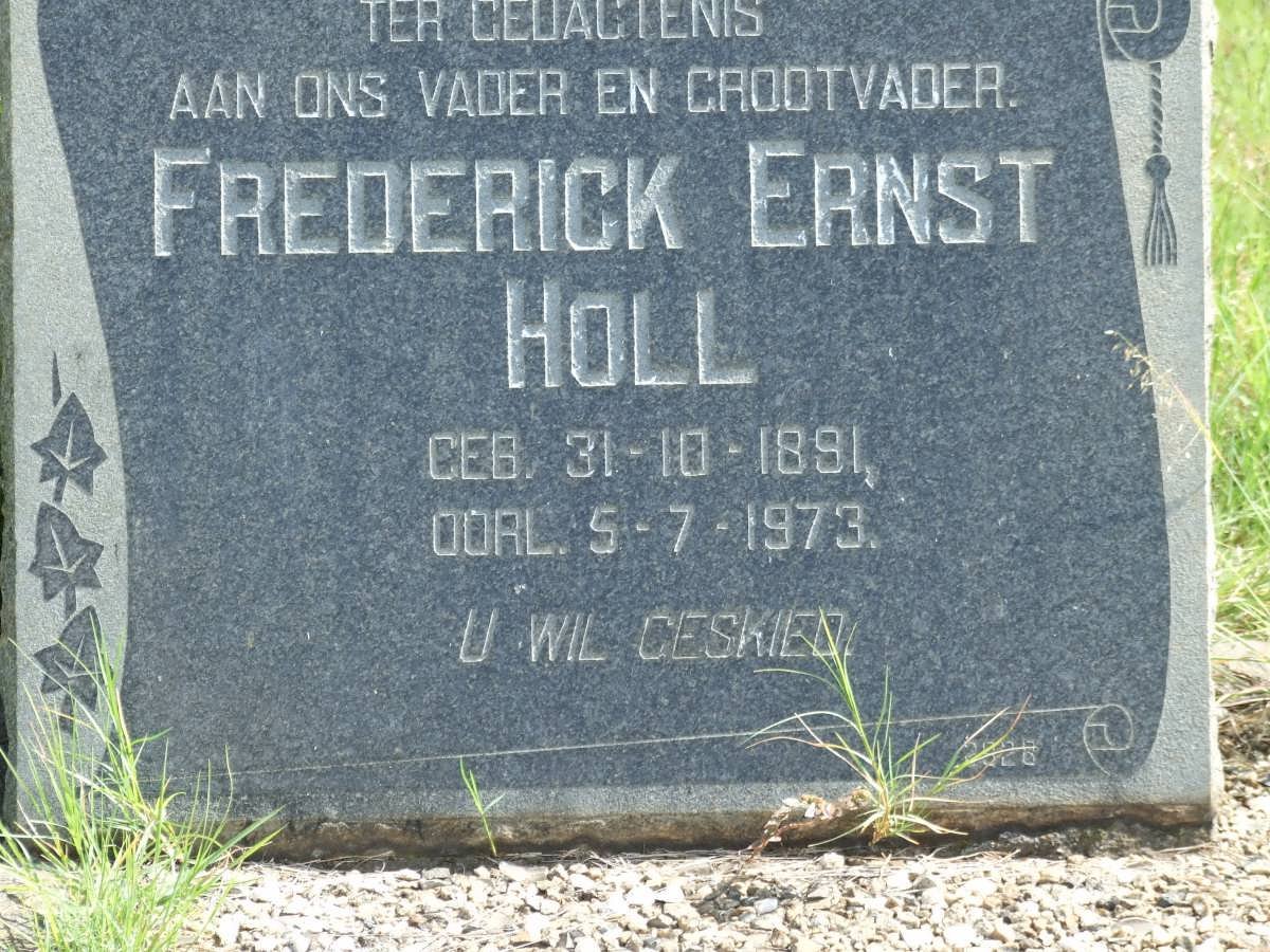 HOLL Frederick Ernst 1891-1973