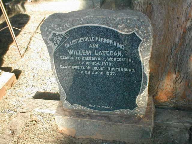 LATEGAN Willem 1870-1937