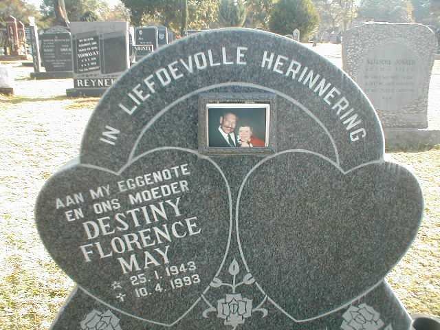 MAY Destiny Florence 1943-1993