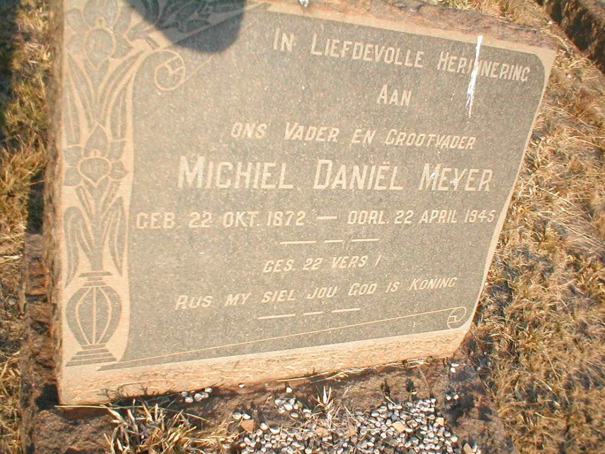 MEYER Michiel Daniel 1872-1945