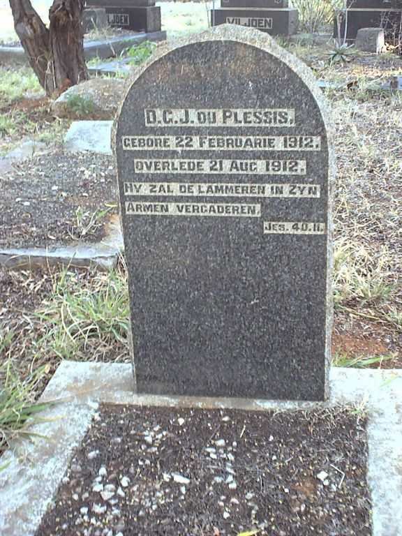 PLESSIS D.G.J., du 1912-1912