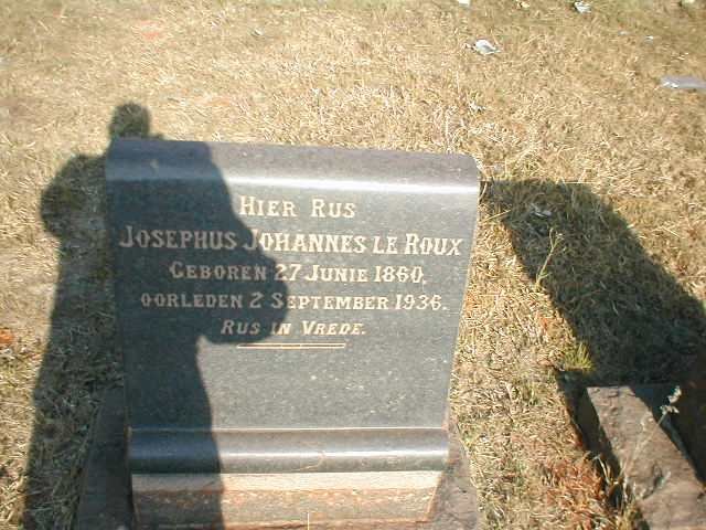 ROUX Josephus Johannes, le 1860-1936