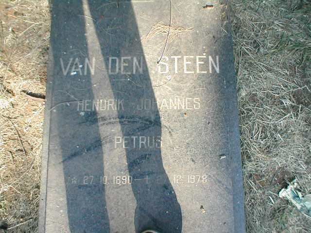 STEEN Hendrik Johannes Petrus, van den 1890-1978