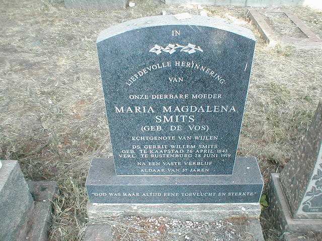 SMITS Maria Magdalena nee DE VOS 1843-1919
