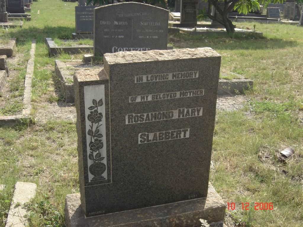 SLABBERT Rosamond Mary