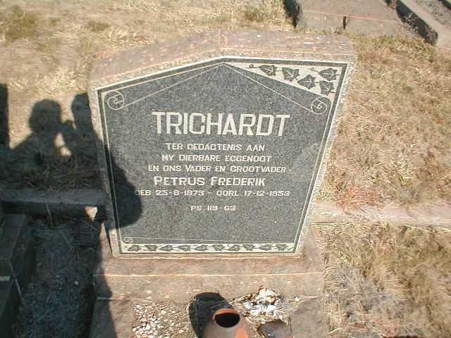 TRICHARDT Petrus Frederik 1873-1953