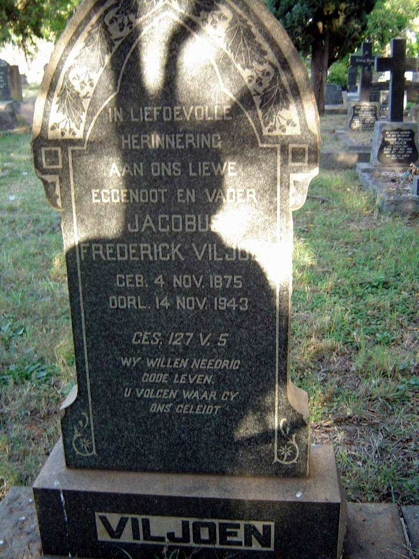 VILJOEN Jacobus Frederick 1875-1943