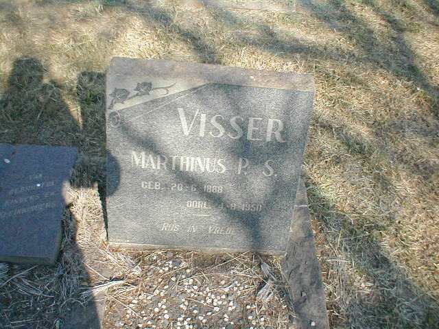 VISSER Marthinus P.S. 1888-1950