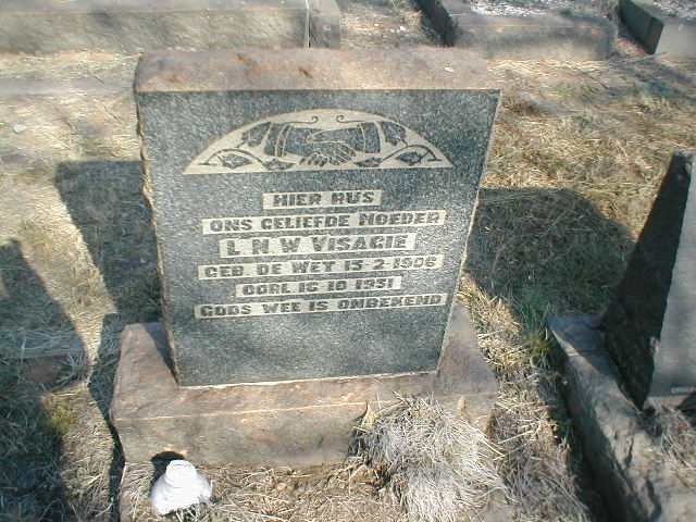 VISAGIE L.N.W. nee DE WET 1906-1951
