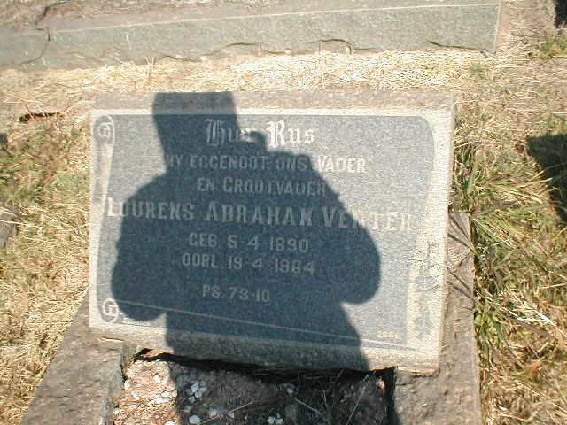 VENTER Lourens Abraham 1890-1964
