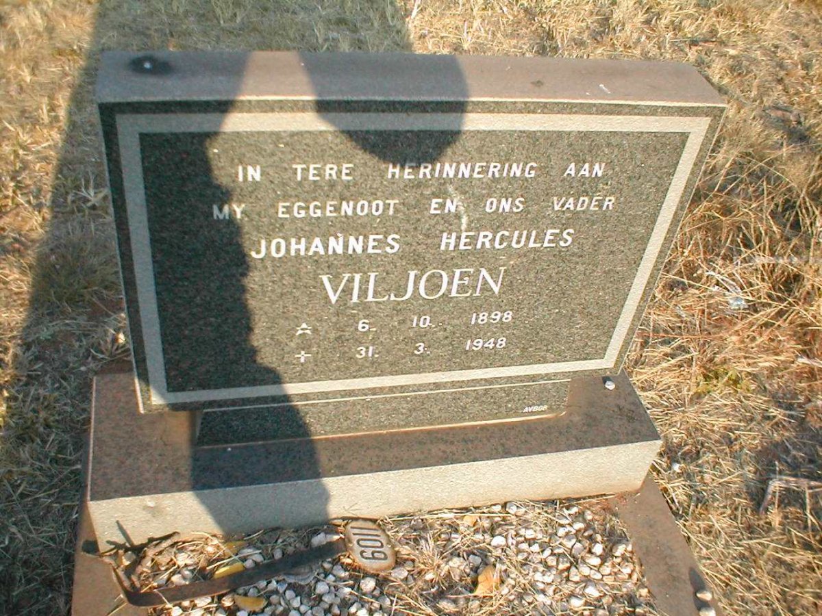 VILJOEN Johannes Hercules 1898-1948