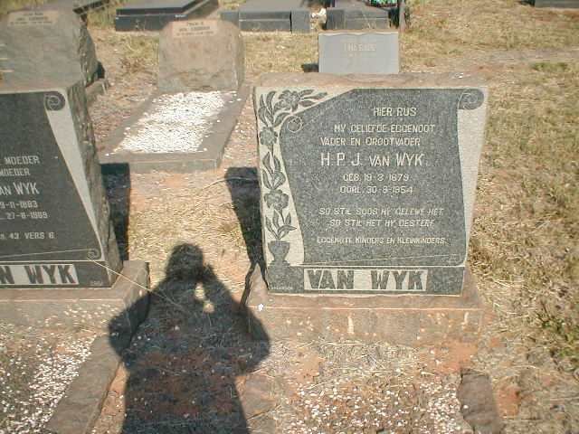 WYK H.P.J., van 1879-1954
