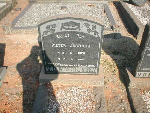 WESTHUYSEN Pieter Jacobus, van der 1878-1965