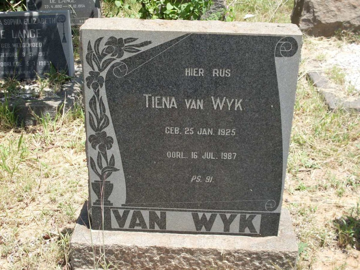 WYK Tiena, van 1925-1987