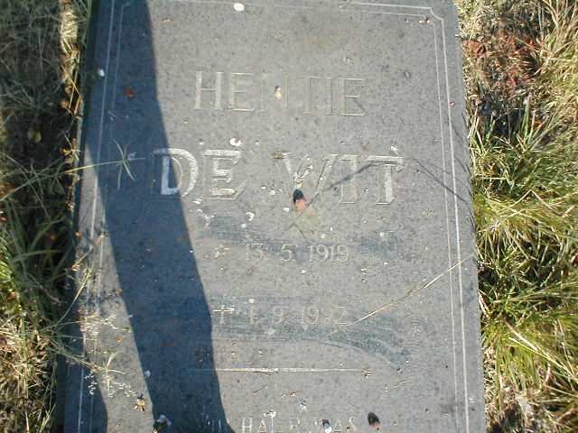 WIT Hentie, de 1919-1992