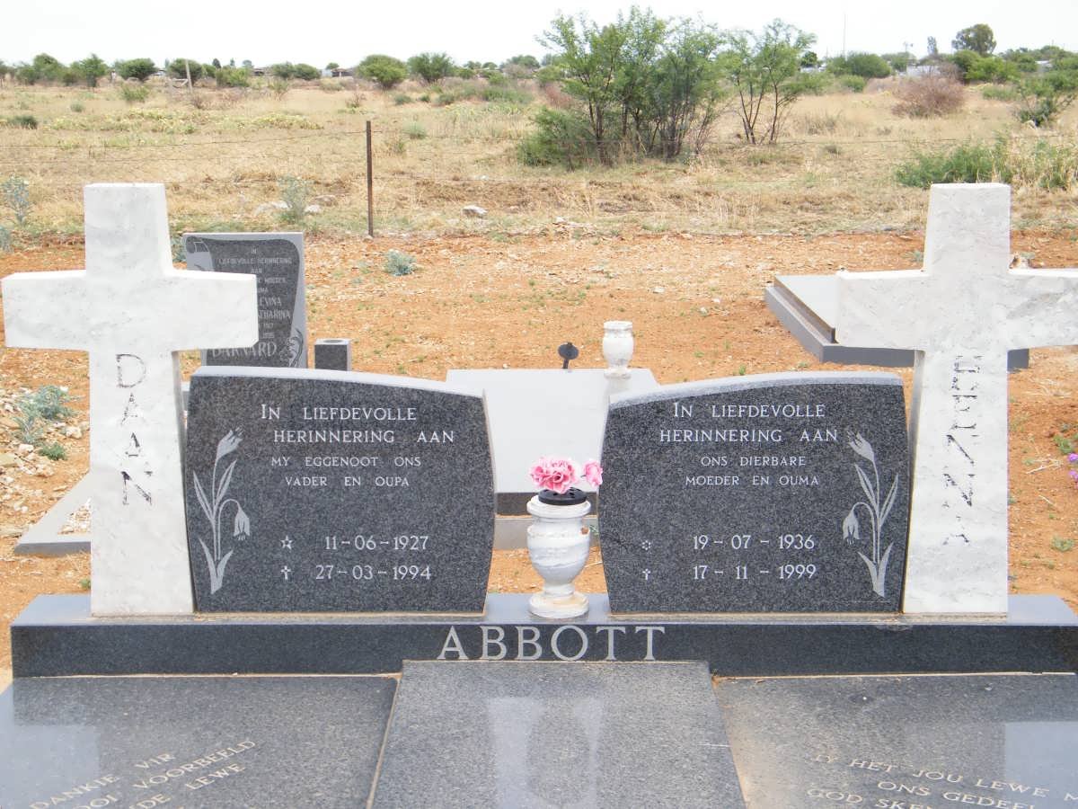 ABBOTT Daan 1927-1994 &amp; Henna 1936-1999