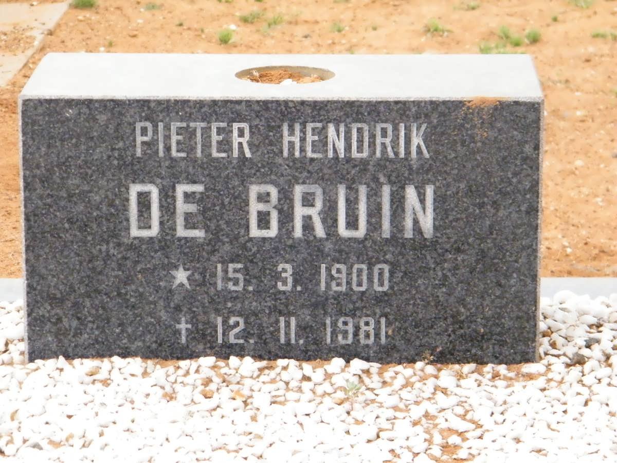 BRUIN Pieter Hendrik, de 1900-1981