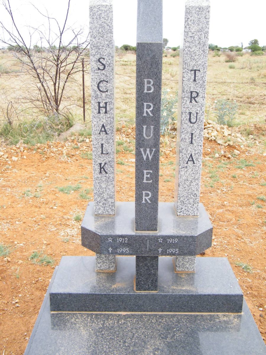 BRUWER Schalk 1912-1995 &amp; Truia 1919-1995