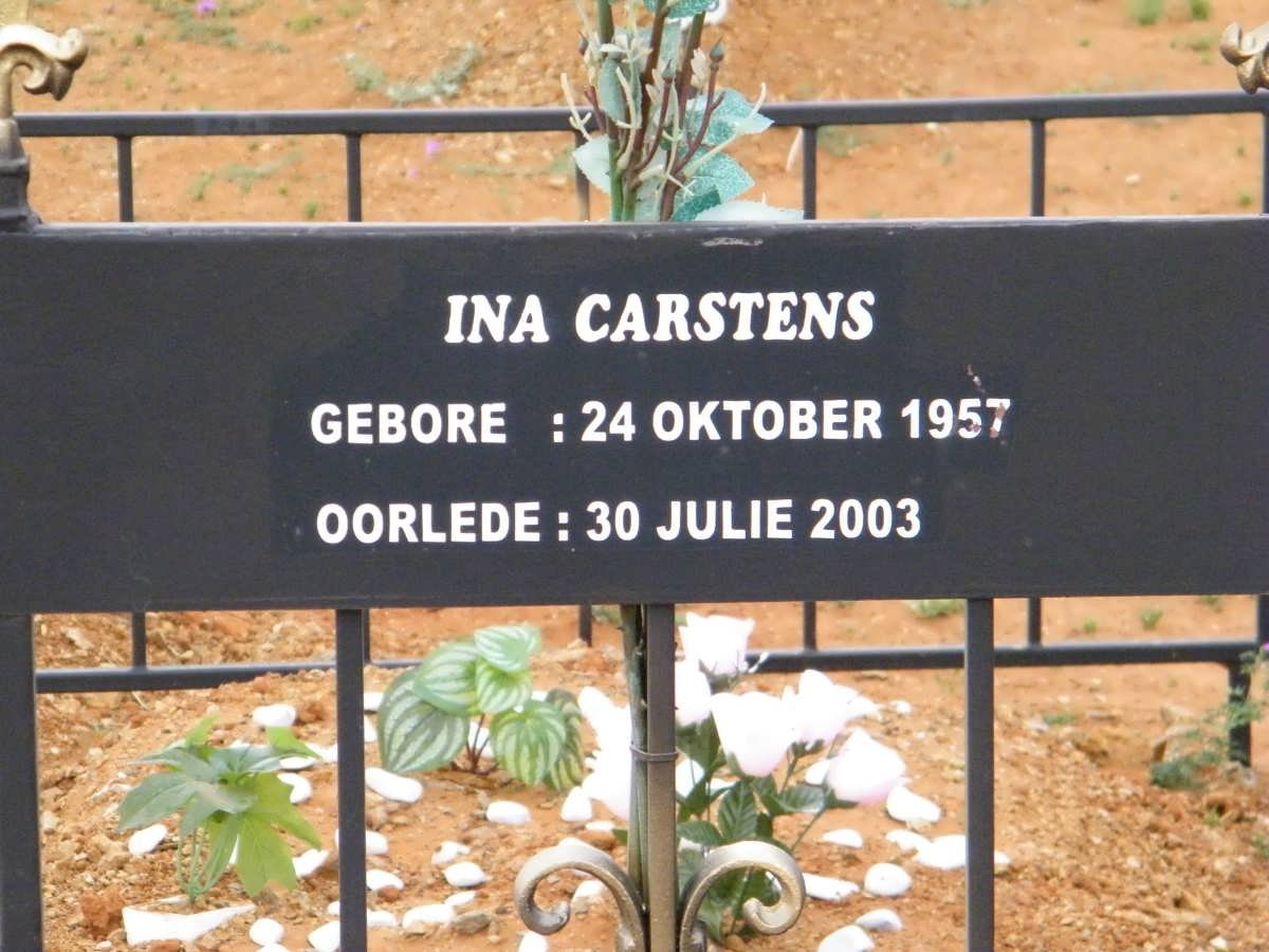 CARSTENS Ina 1957-2003