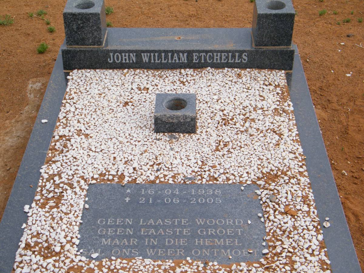 ETCHELLS John William 1938-2005