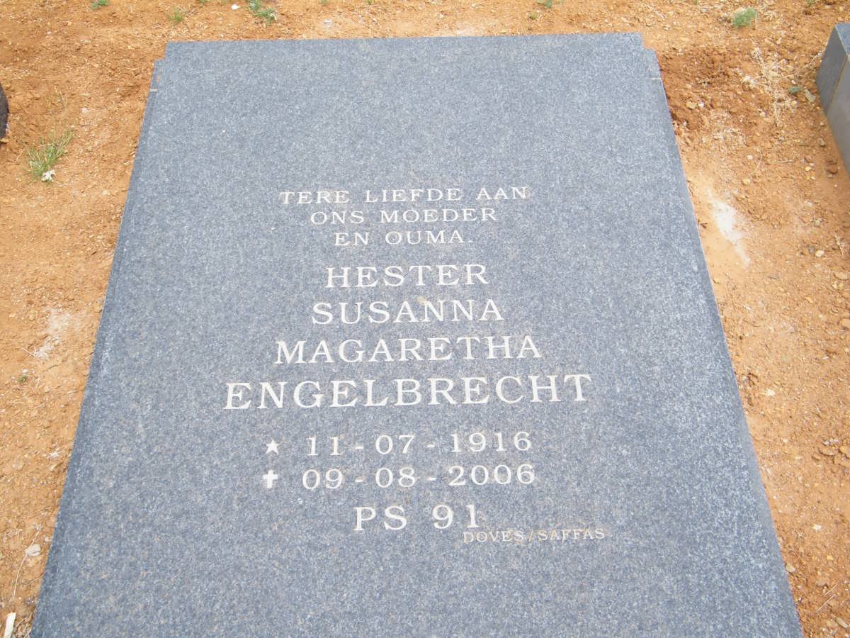 ENGELBRECHT Hester Susanna Margaretha 1916-2006