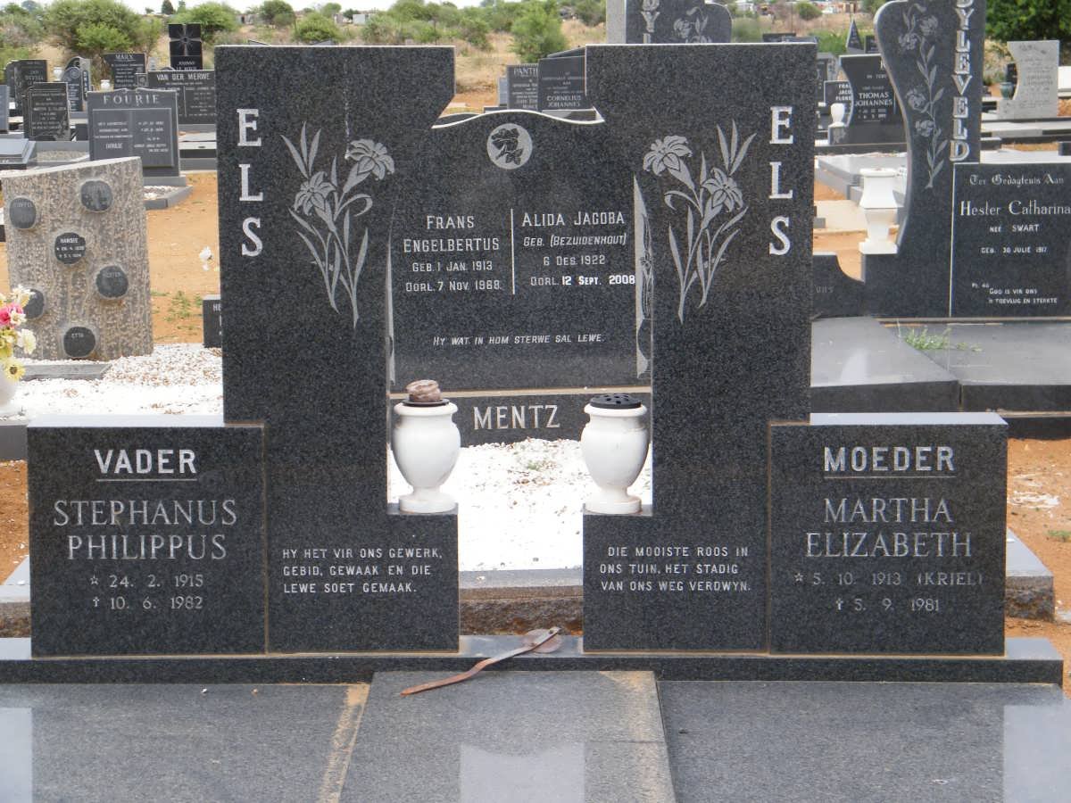 ELS Stephanus Philippus 1915-1982 &amp; Martha Elizabeth KRIEL 1913-1981