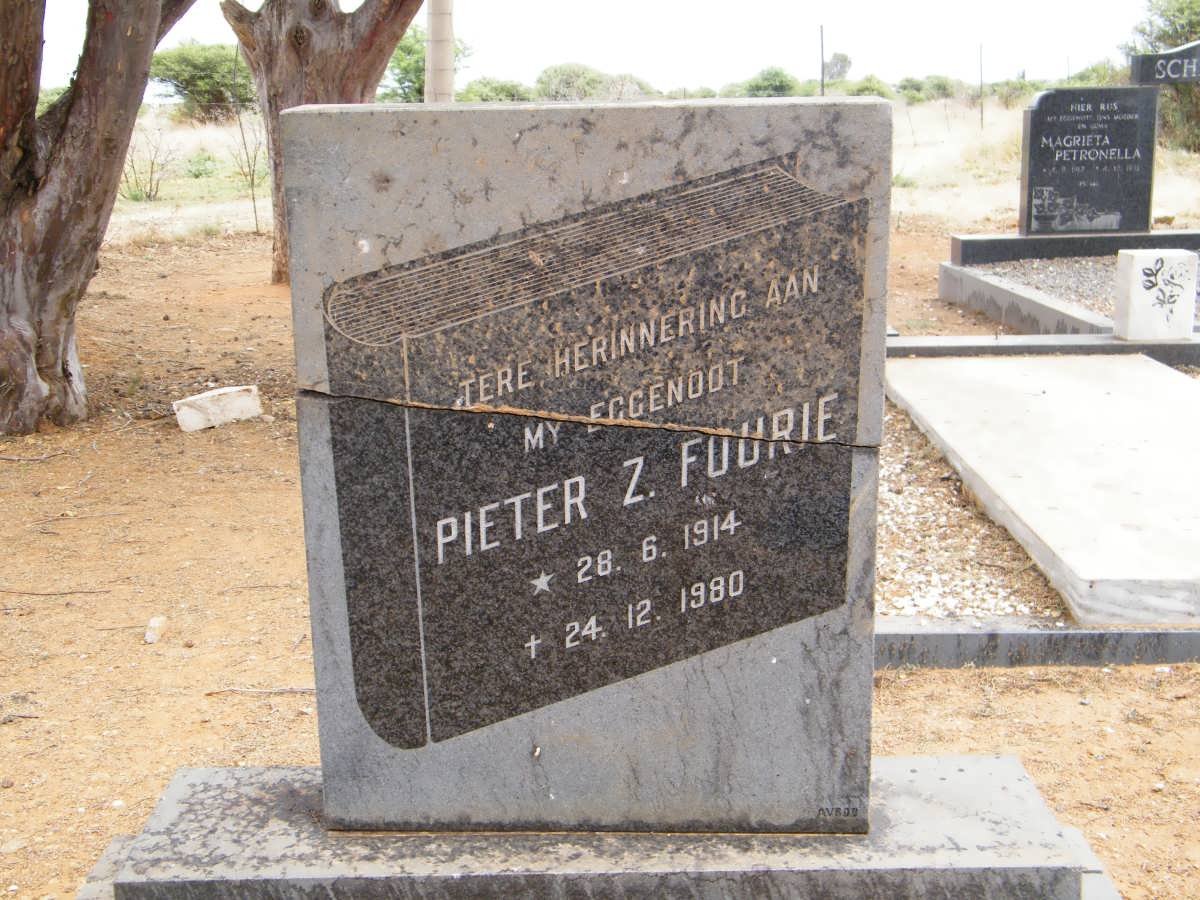 FOURIE Pieter Z. 1914-1980
