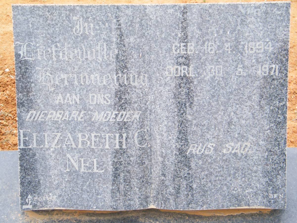 NEL Elizabeth C. 1894-1971