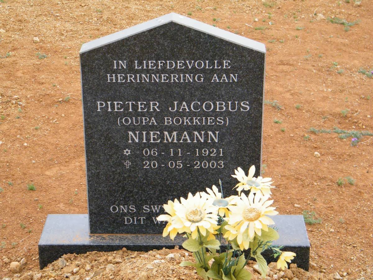NIEMANN Pieter Jacobus 1921-2003