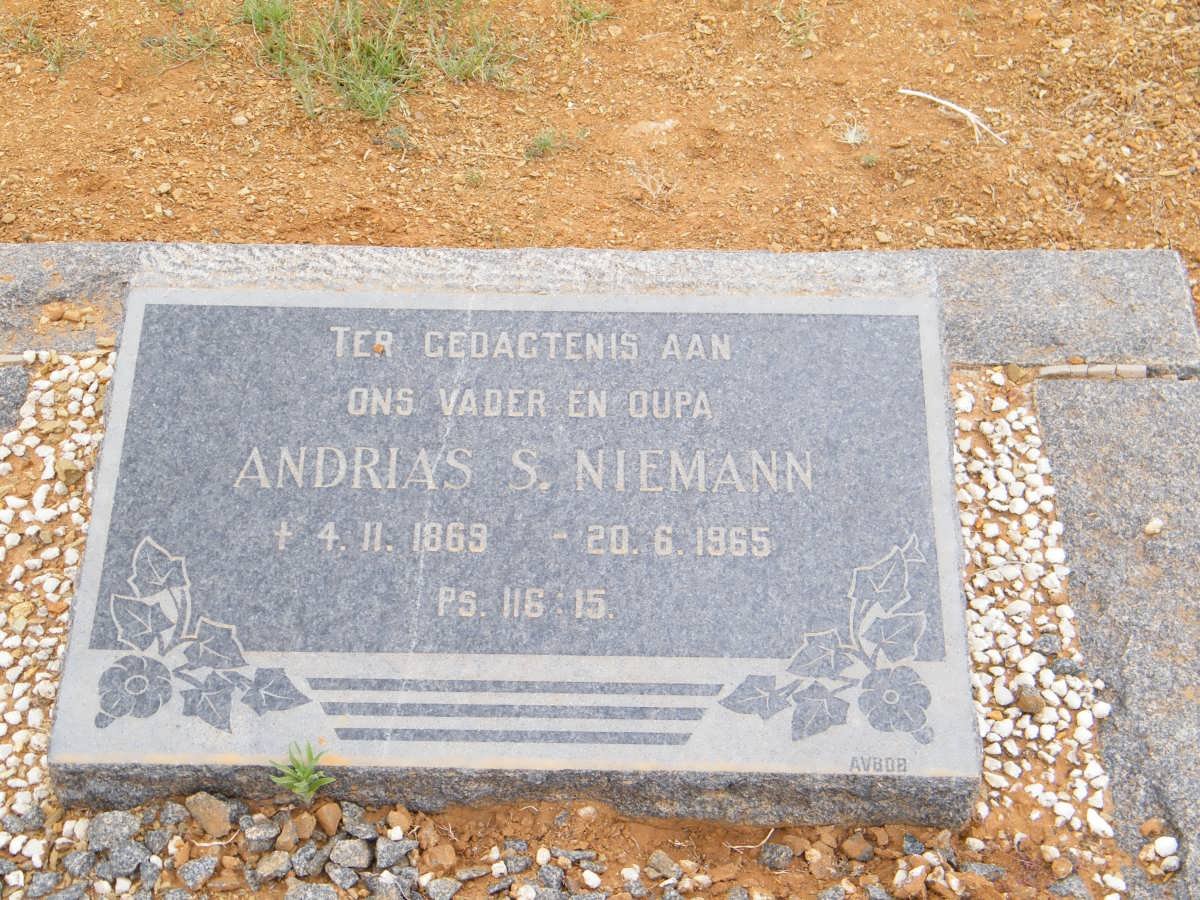 NIEMANN Andrias S. 1869-1965
