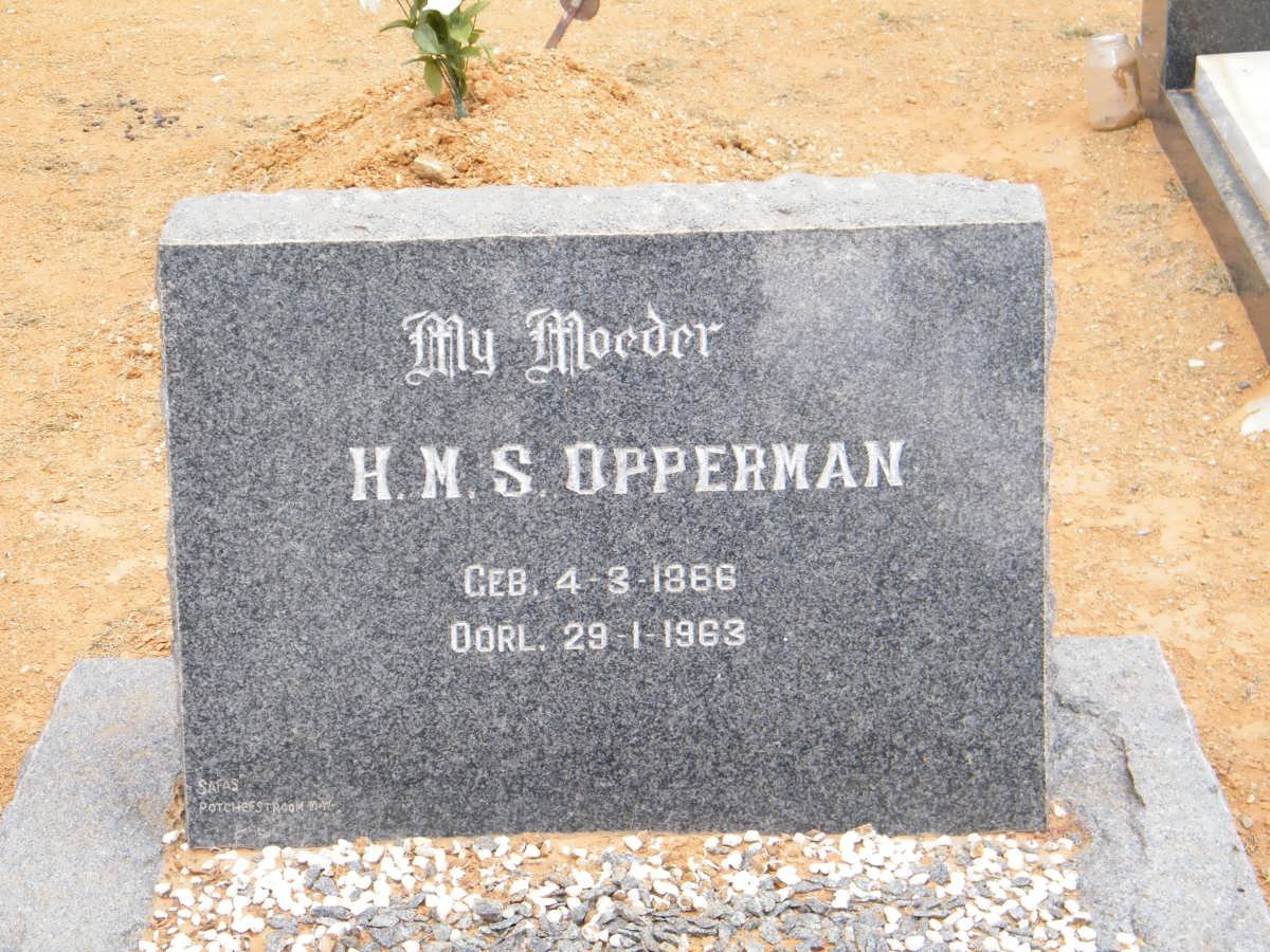 OPPERMAN H.M.S. 1866-1963