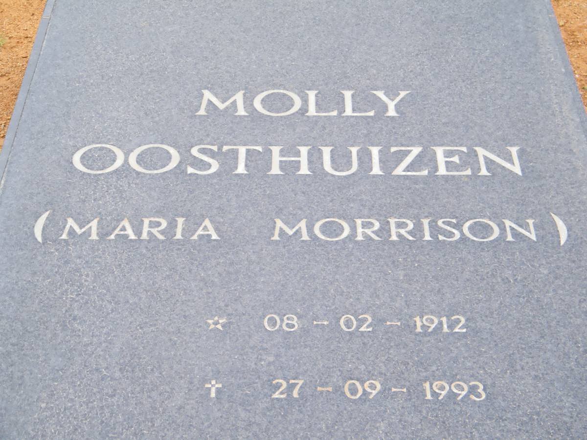 OOSTHUIZEN Maria Morrison 1912-1993