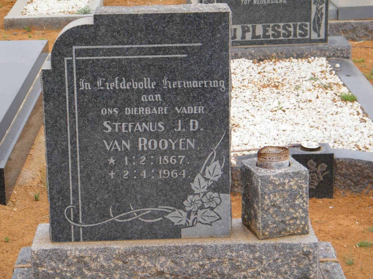 ROOYEN Stefanus J.D., van 1867-1964