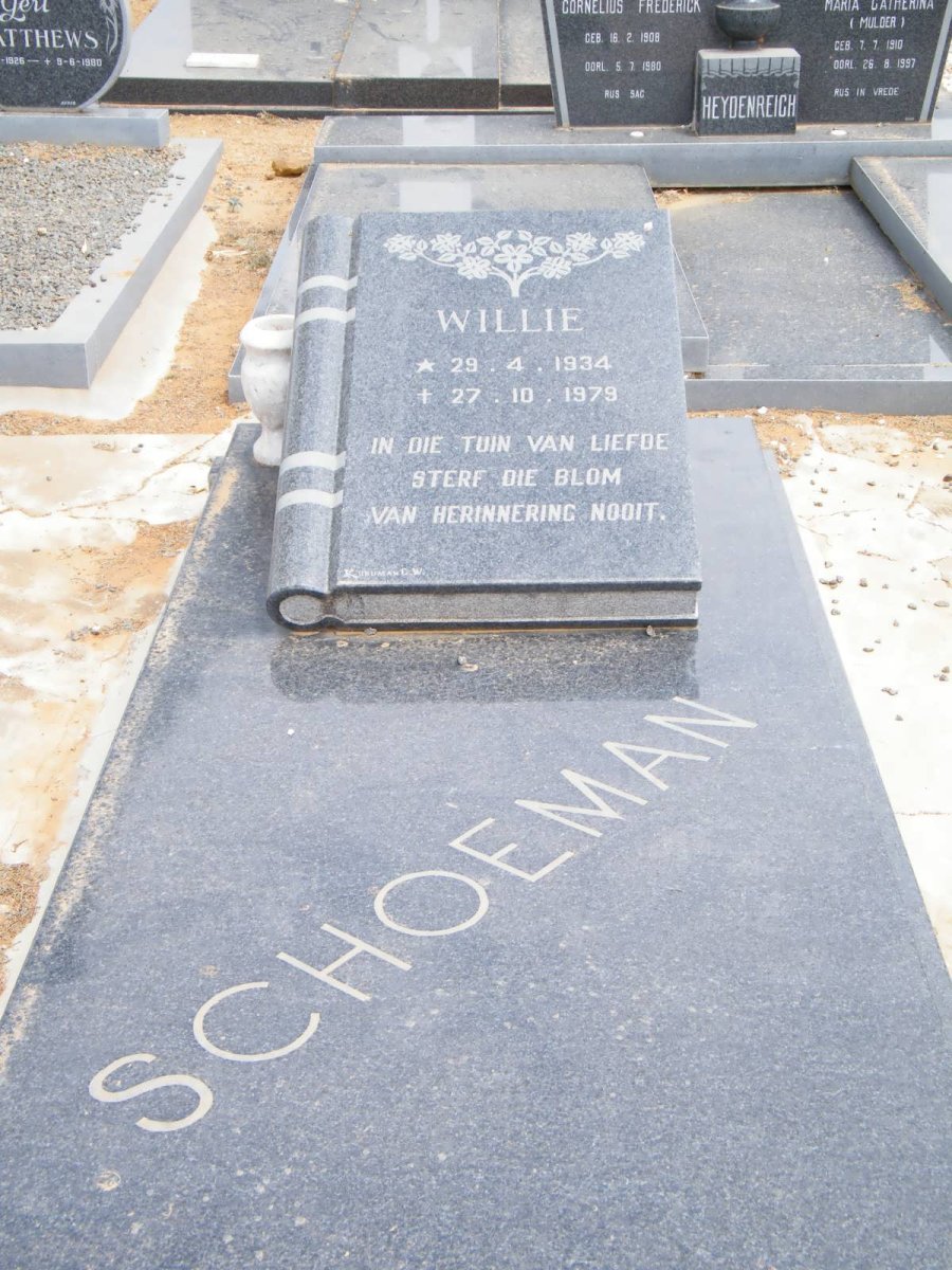 SCHOEMAN Willie 1934-1979