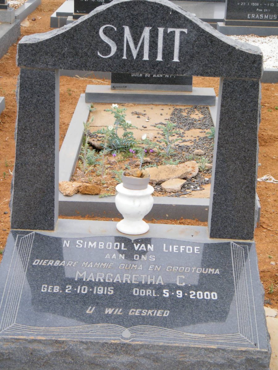 SMIT Margaretha C. 1915-2000