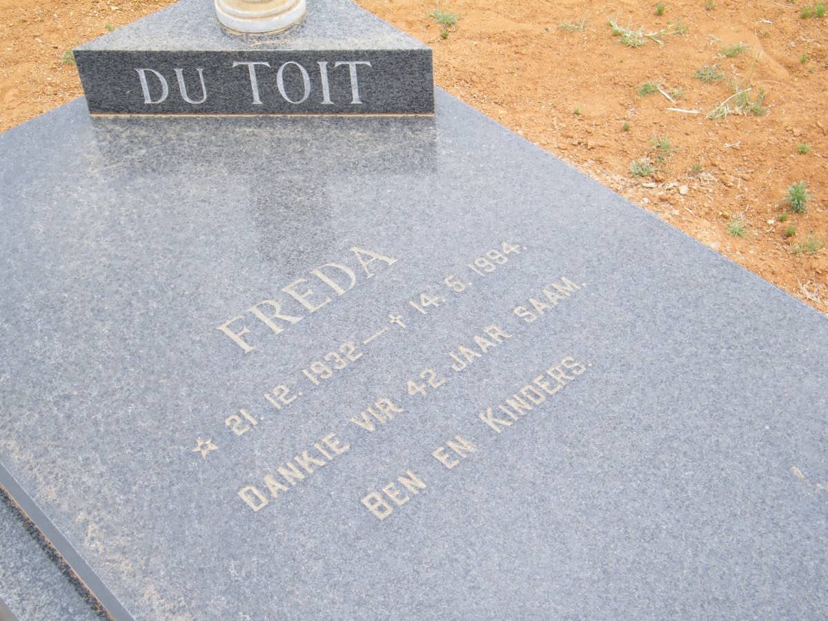 TOIT Freda, du 1932-1994