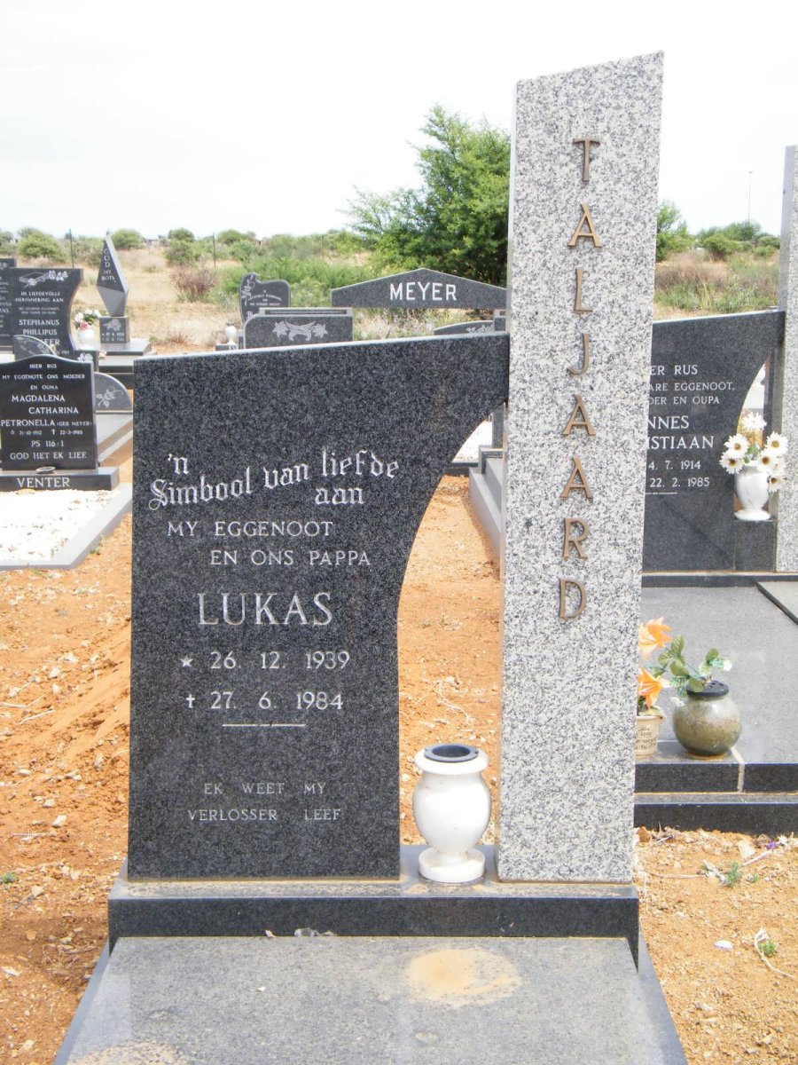 TALJAARD Lukas 1939-1984