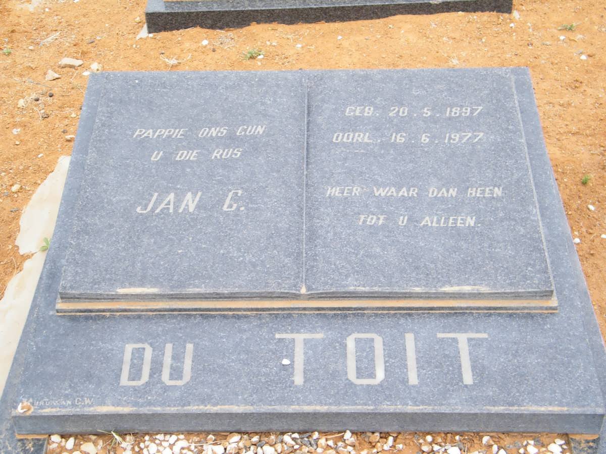 TOIT Jan C., du 1897-1977