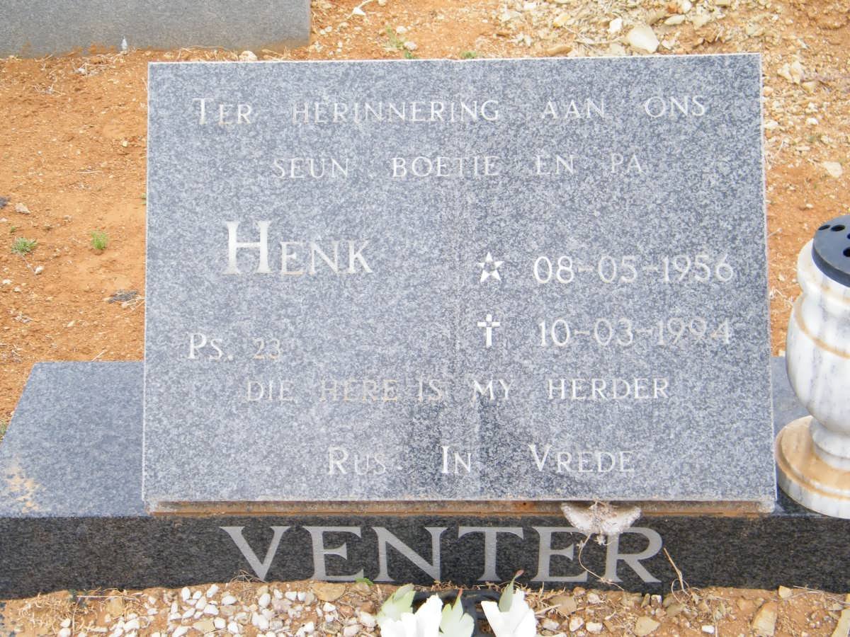 VENTER Henk 1956-1994