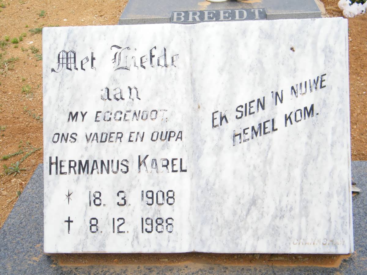 VILJOEN Hermanus Karel 1908-1988 &amp; VILJOEN A.J.M. JOUBERT 1921-2008